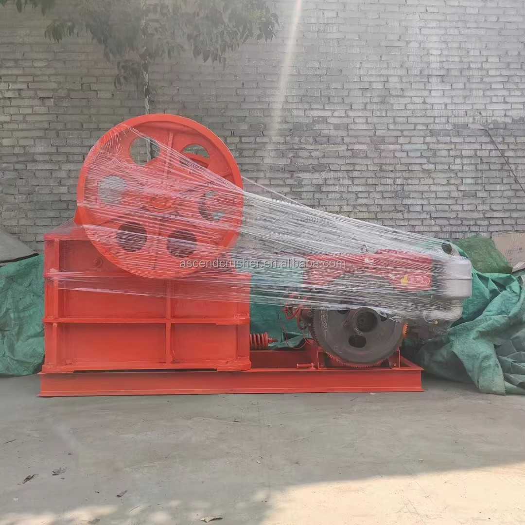 Mining Machinery Jaw Crusher with diesel Model Jaw Crusher PE150x750