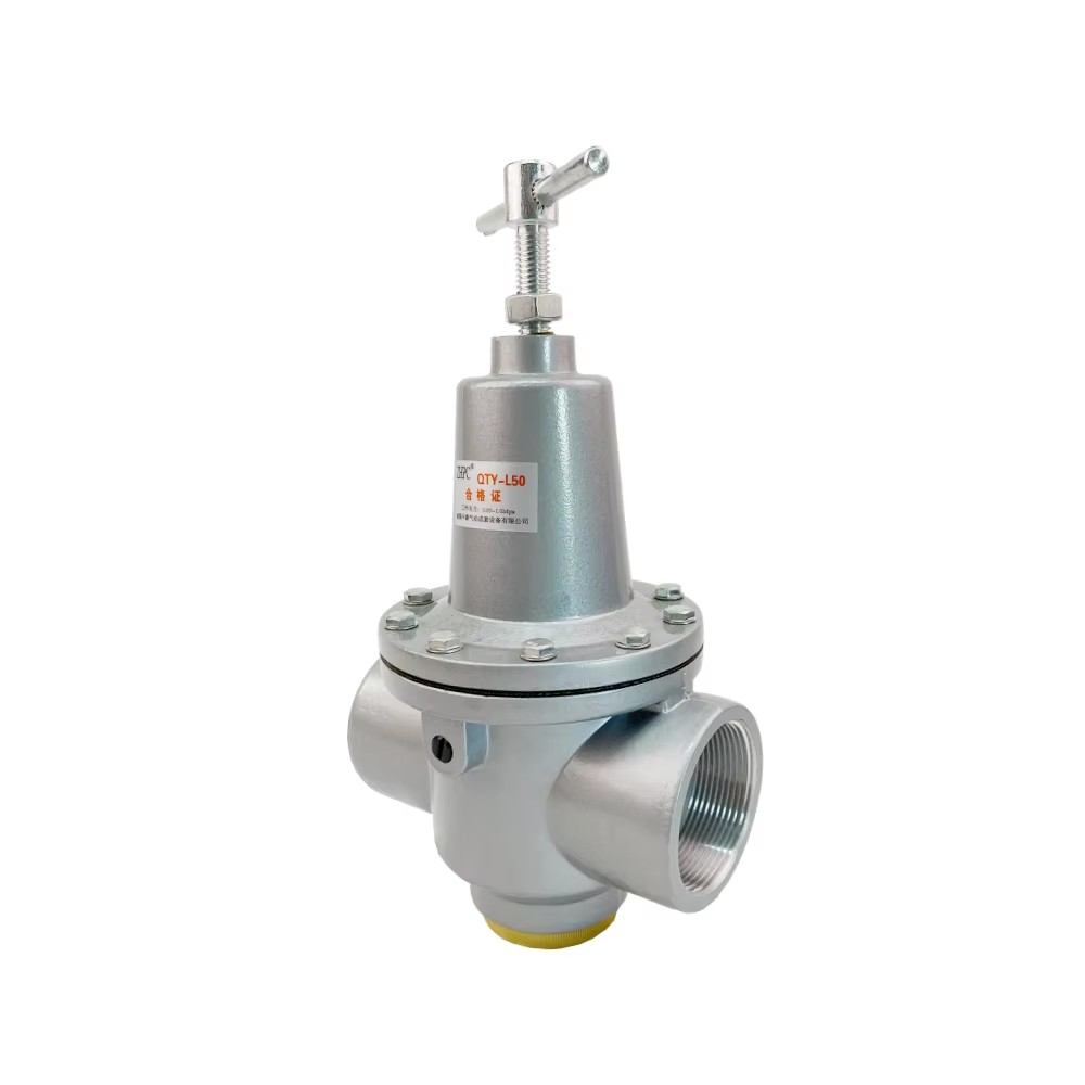 Air Pressure Reducing Valve QTY-L25 Gas Valve G1 ZHPC Silver Gray Oilfield Pneumatic for Drilling Rig