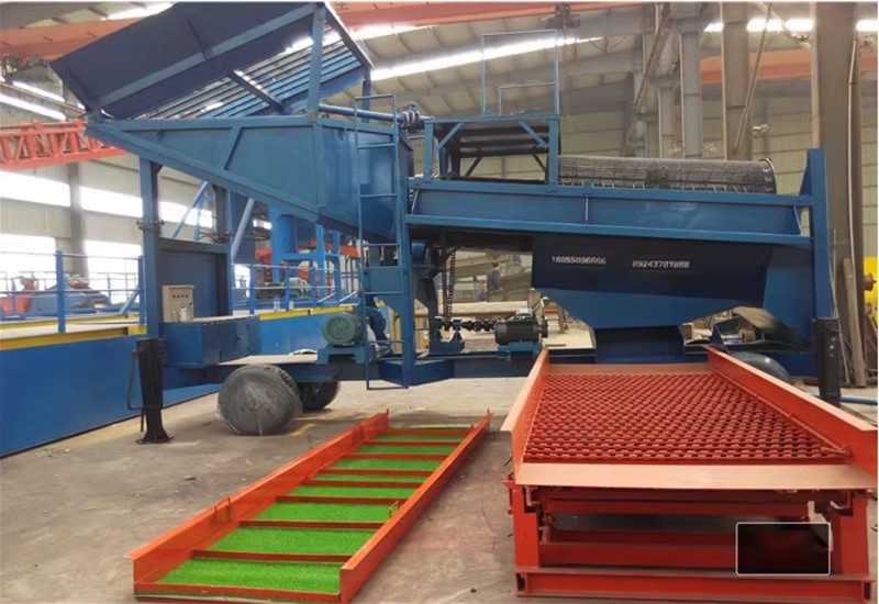 Made Gold Mining Machinery Model GTS50 Gold Processing Plant Equipment for Alluvial Gold Washing Recovery