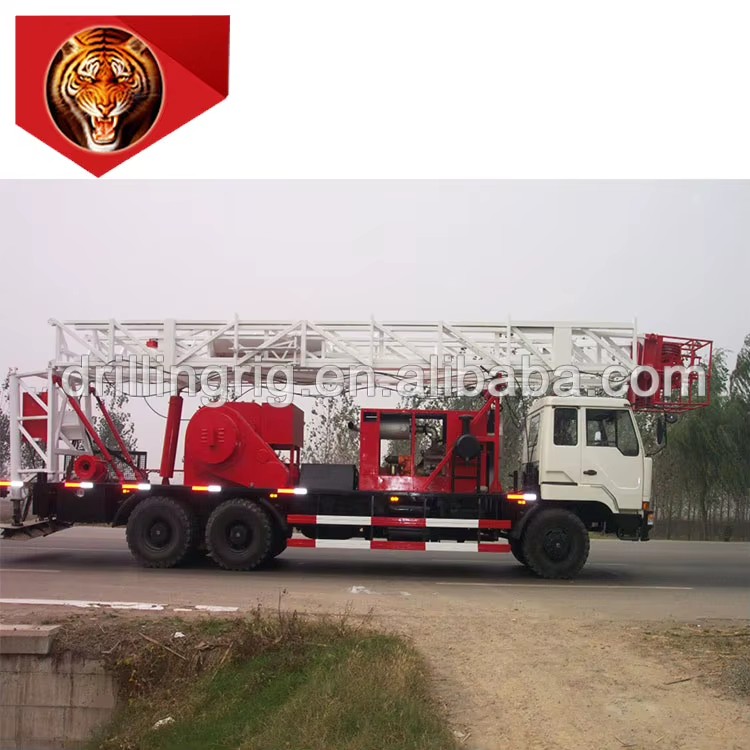 Tiger Rig Factory Price Quality Ensure Government Plant Truck Mounted Well Drilling Rig