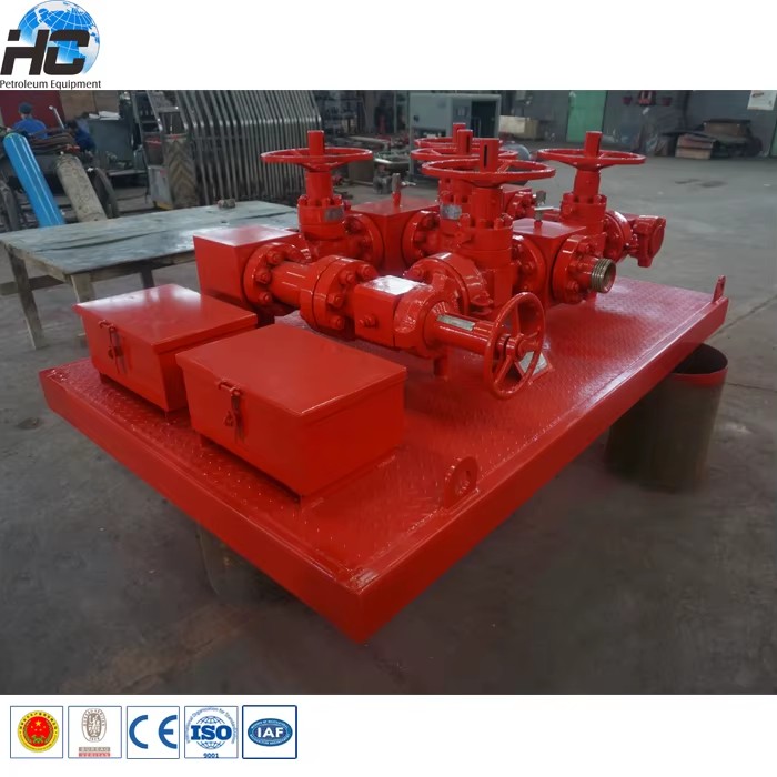 Oilfield Wellhead Manufacturers API 16C Choke and Kill Manifold / Manual & Hydraulic Choke Manifold
