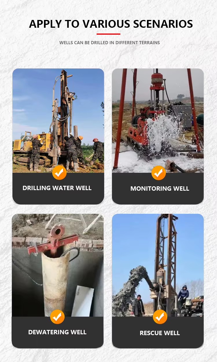 Coalfield Exploration Water-air Dual Drilling Rig Multi-angle Adjustable Drilling Rig