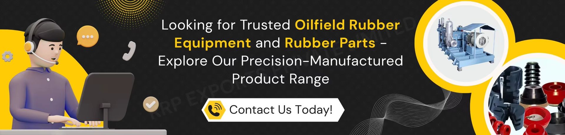 Easy Install RRP Brand Tong Pull Backs Black NBR Rubber Heavy Duty Oilfield Drilling Use High Durability Best Quality