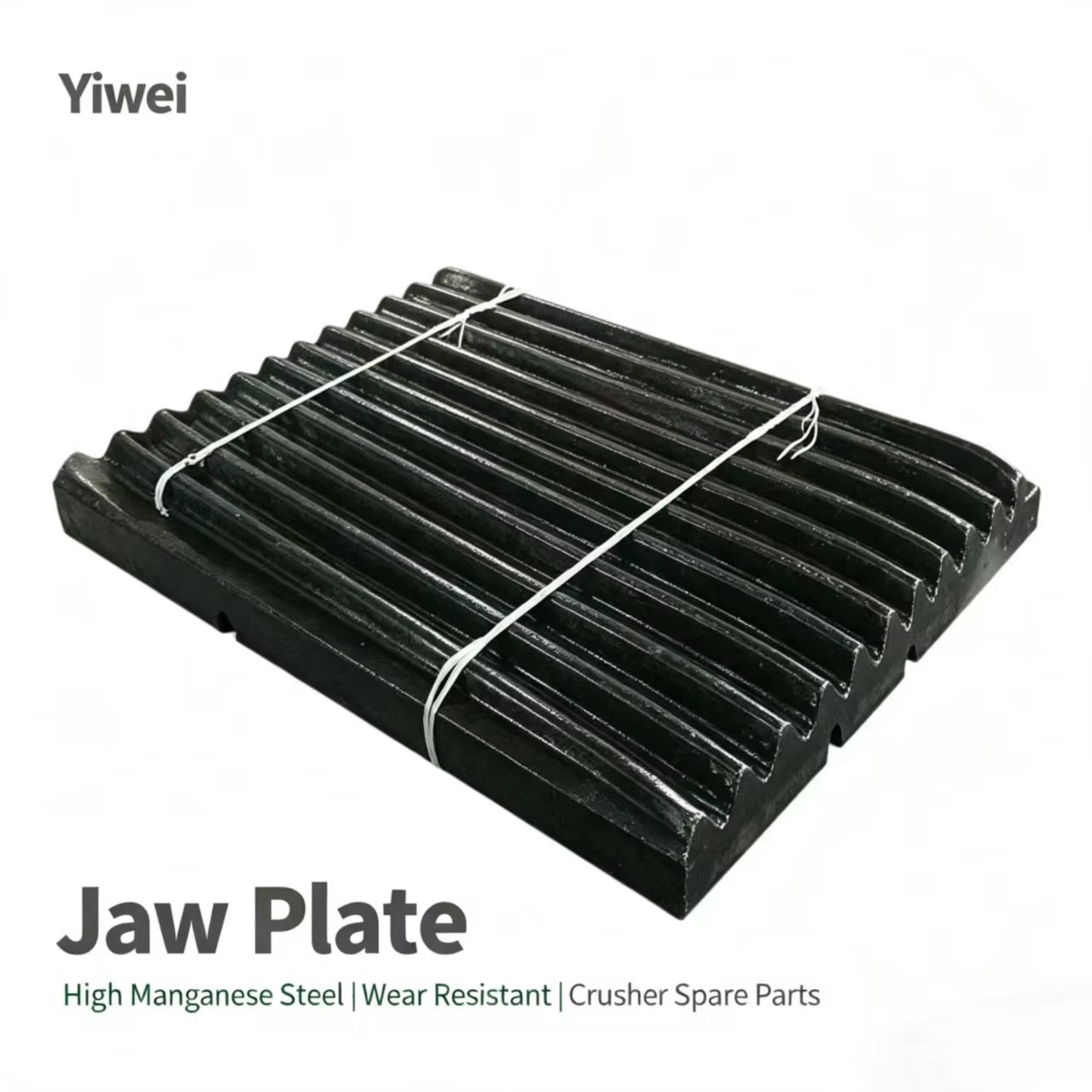 Premium Quality Manganese Steel Jaw Plate Casting Customized for Jaw Crusher Mining Spare Parts
