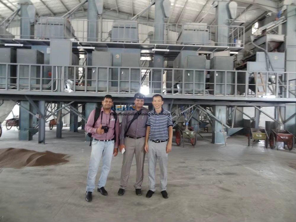 High Tension Electrostatic Separator for 66% Zircon Rutile Ore Beach Sand Upgrading Plant