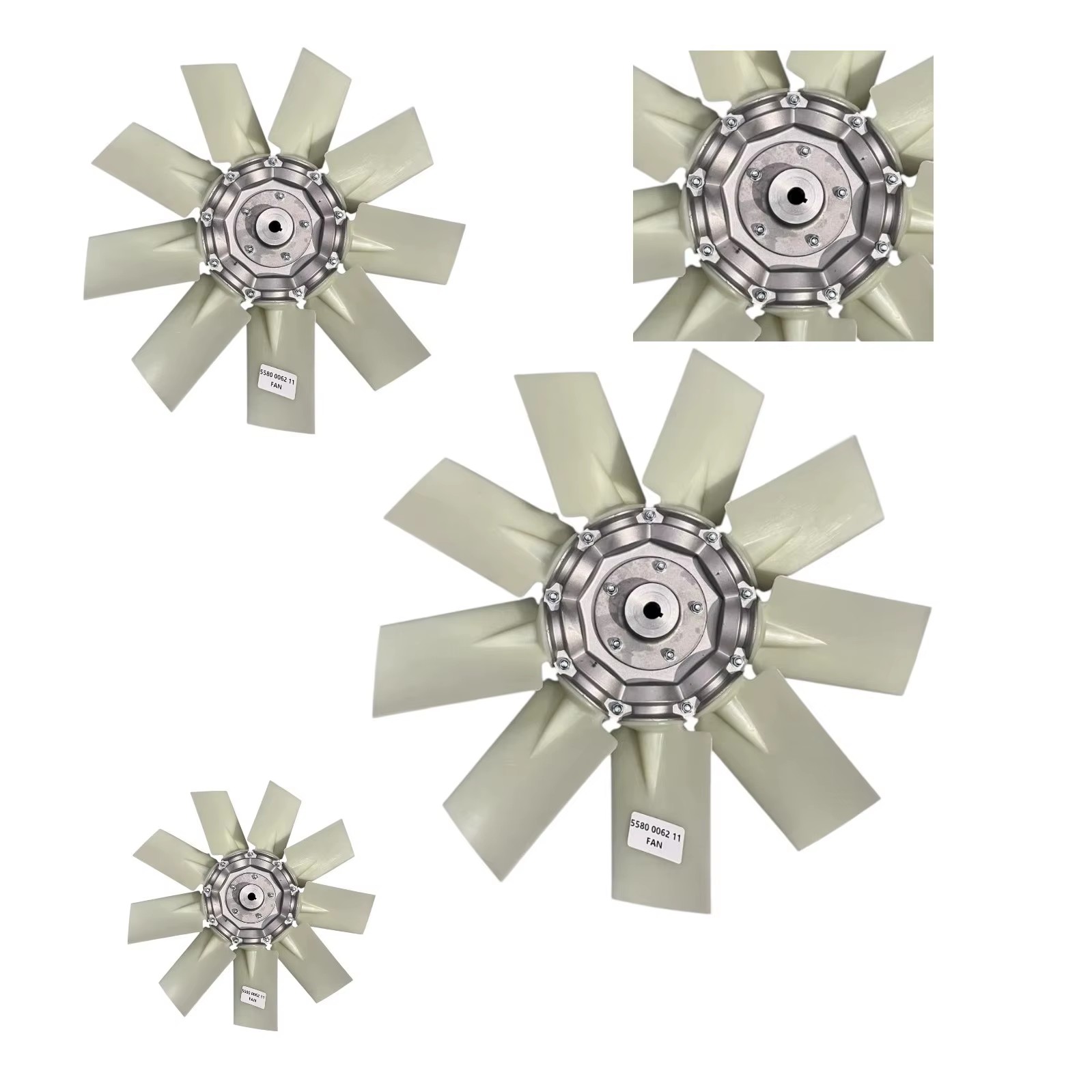 ATCOVI 5580006211 5580 0062 11 Plastic Mining Machinery Spare Parts Cooling Fan Unit Heavy Duty Industrial Equipment OEM