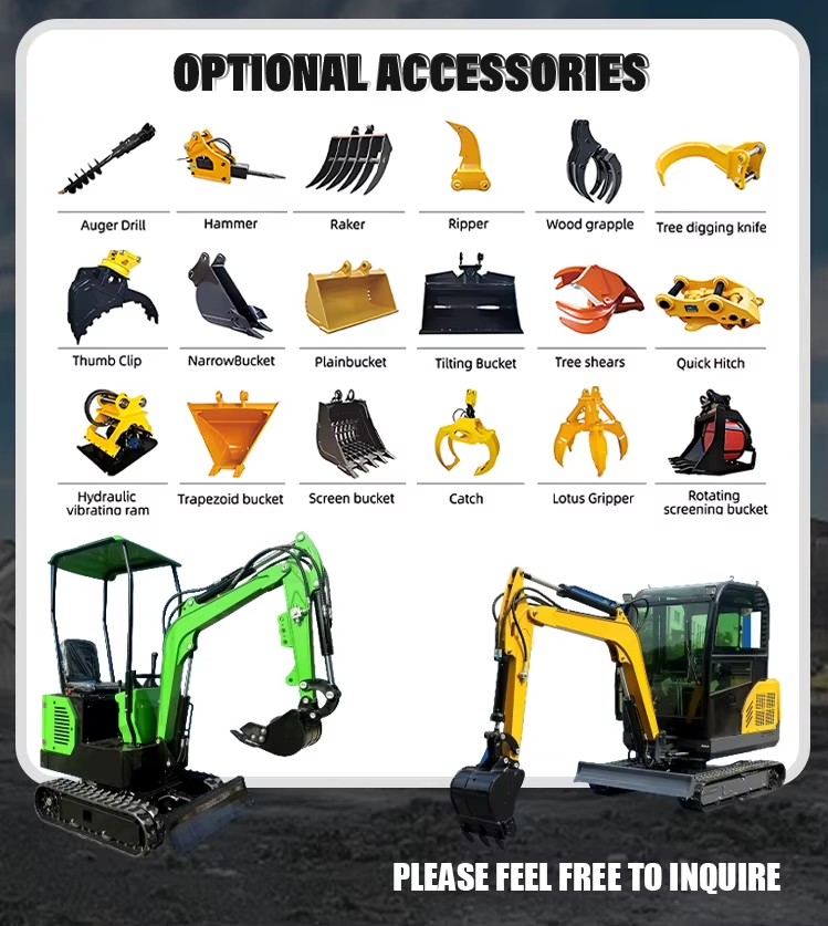 CE Certified Mini Excavator Construction Machinery with 38HP Diesel Engine Motor Pump High Digging Power Fuel Saving Technology