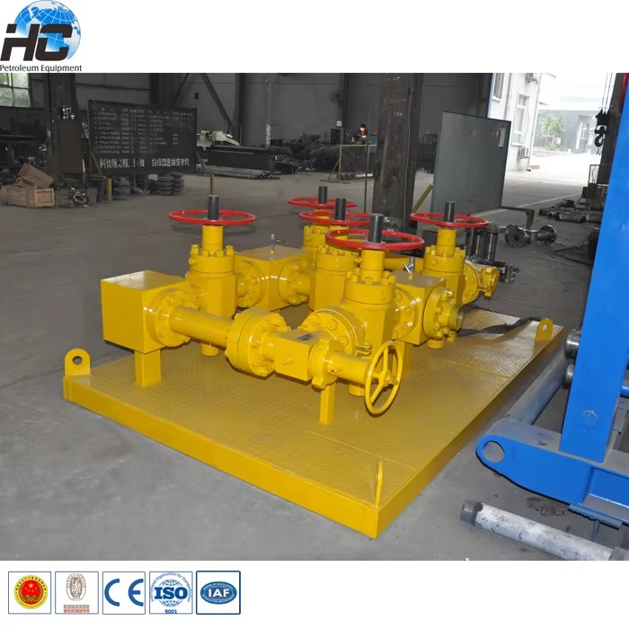 Choke Manifold Wellhead Equipment / Oil Drilling Equipment / Hydraulic Kill and Choke Manifold