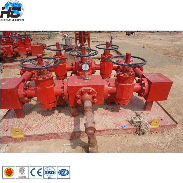 Choke Manifold Wellhead Equipment / Oil Drilling Equipment / Hydraulic Kill and Choke Manifold