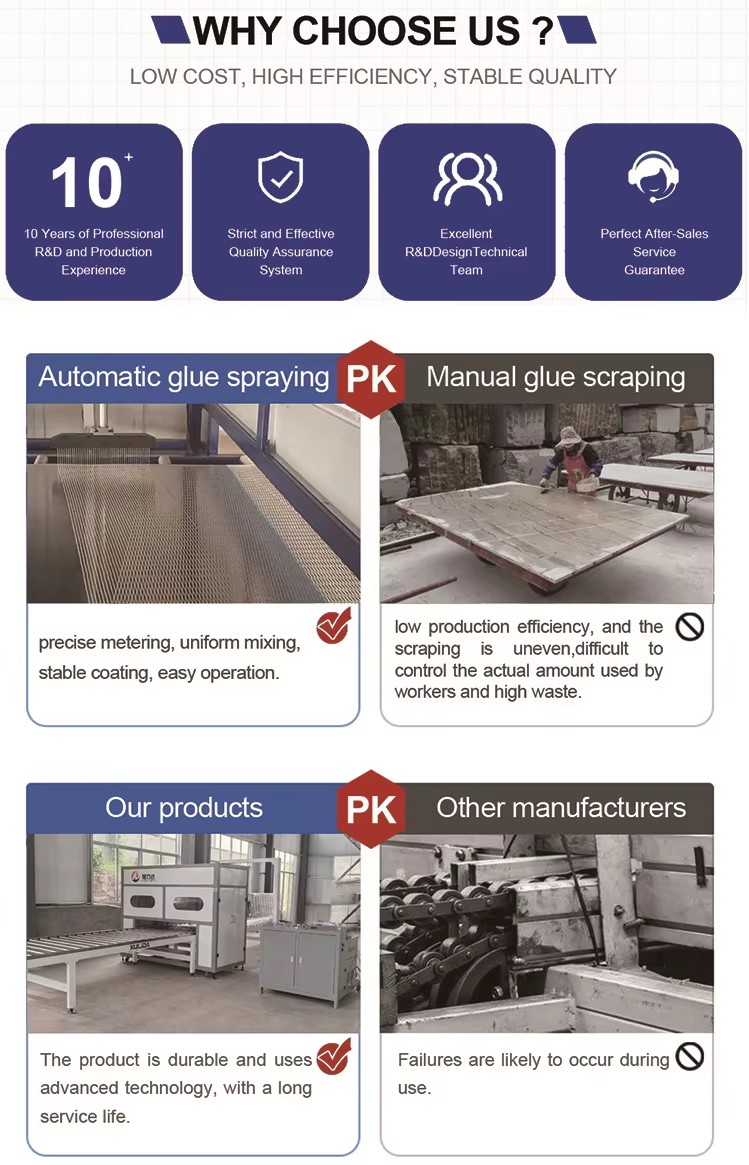 Glue a Has Heating and Stirring Function Air Duct Glass Magnesium Board Lamination Composite