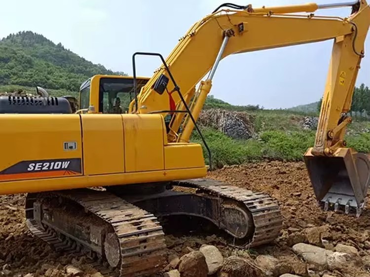 Factory Brand Shantui SE210 20 Ton 21 Ton Hydraulic Digger Mining Crawler Excavator Machine With Cummins Engine