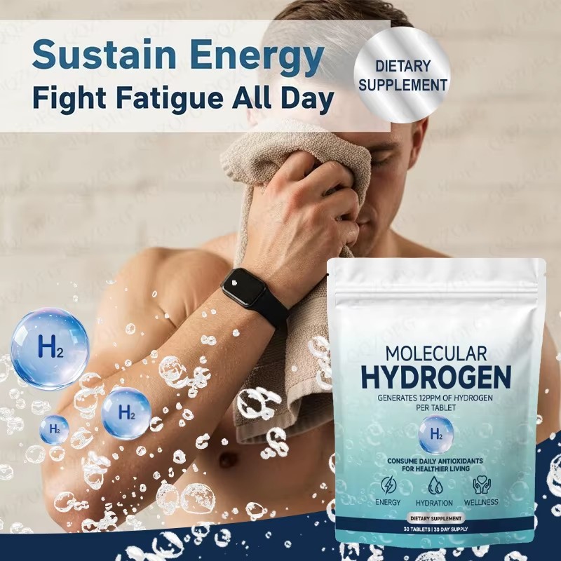 OEM Hydrogen Water Tablets 12 PPM Hydrogen Tablets for Drinking Water -Rich in Antioxidants, Supports Cellular Health