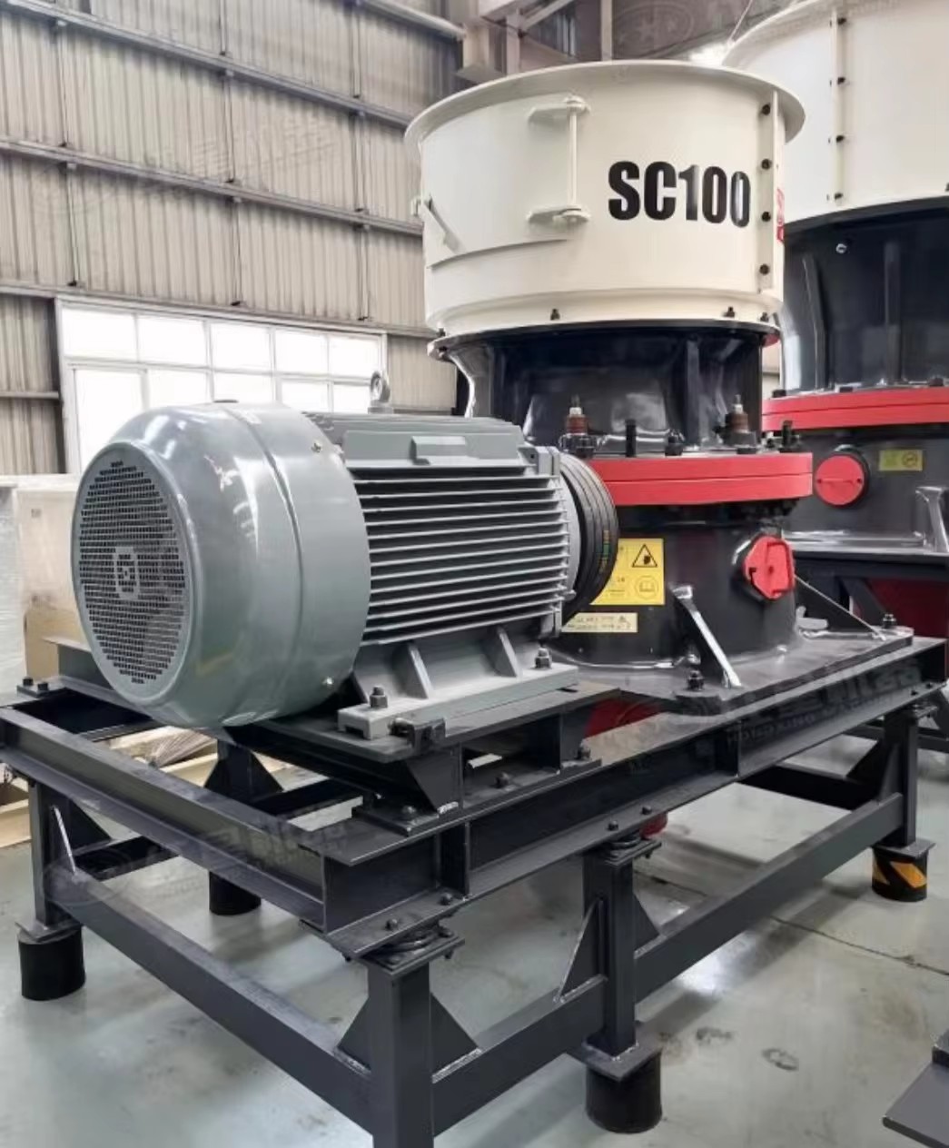 Single Cylinder Hydraulic Cone Crusher Machine AC Motor Bearing Gear 45-135t/h Capacity Secondary Crushing for Mining