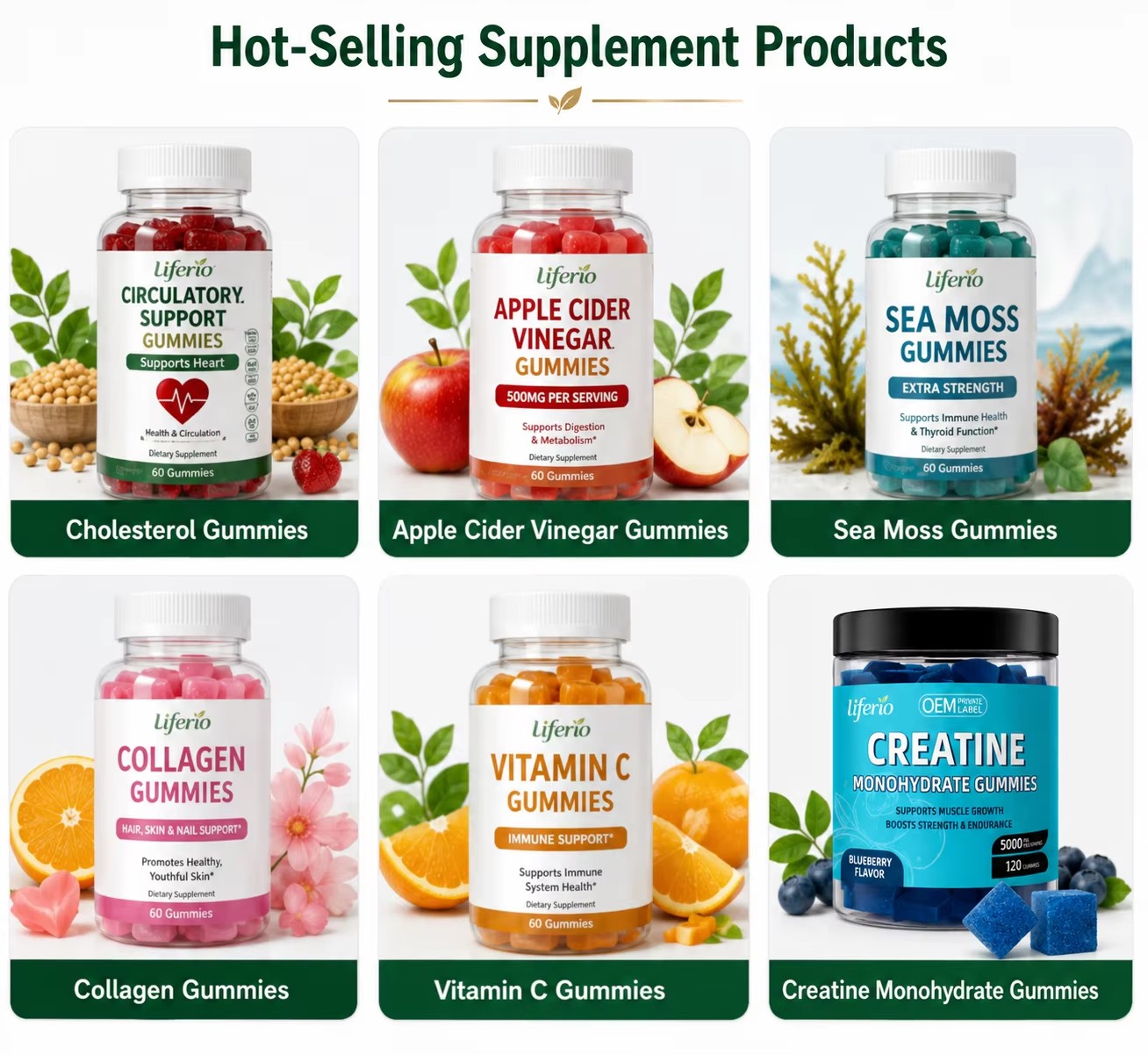 Saffron Gummies Magnesium Gummies Natural Vegan Vitamin Gummies for Calm and Focus Support