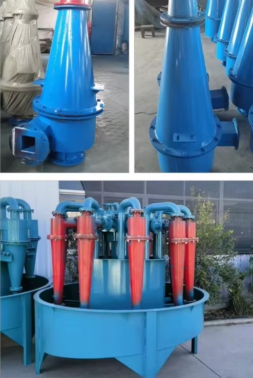Hydro Cyclone Ceramic Lined 165mm Soft Potassium Vanadium Magnesium Concentration Hydraulic Hydrocyclone Separator