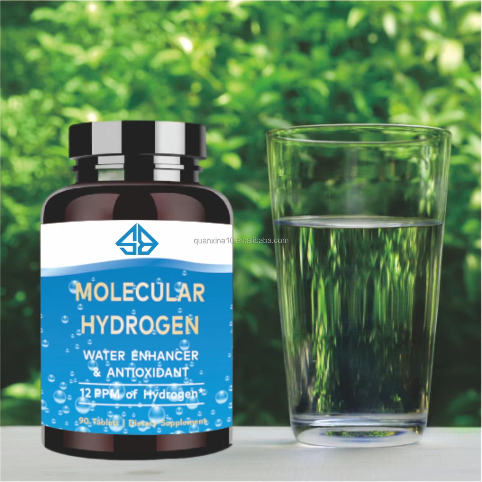 OEM Molecular Hydrogen Water Enhancer 12 PPM 90 Tablets Antioxidant Dietary Supplement