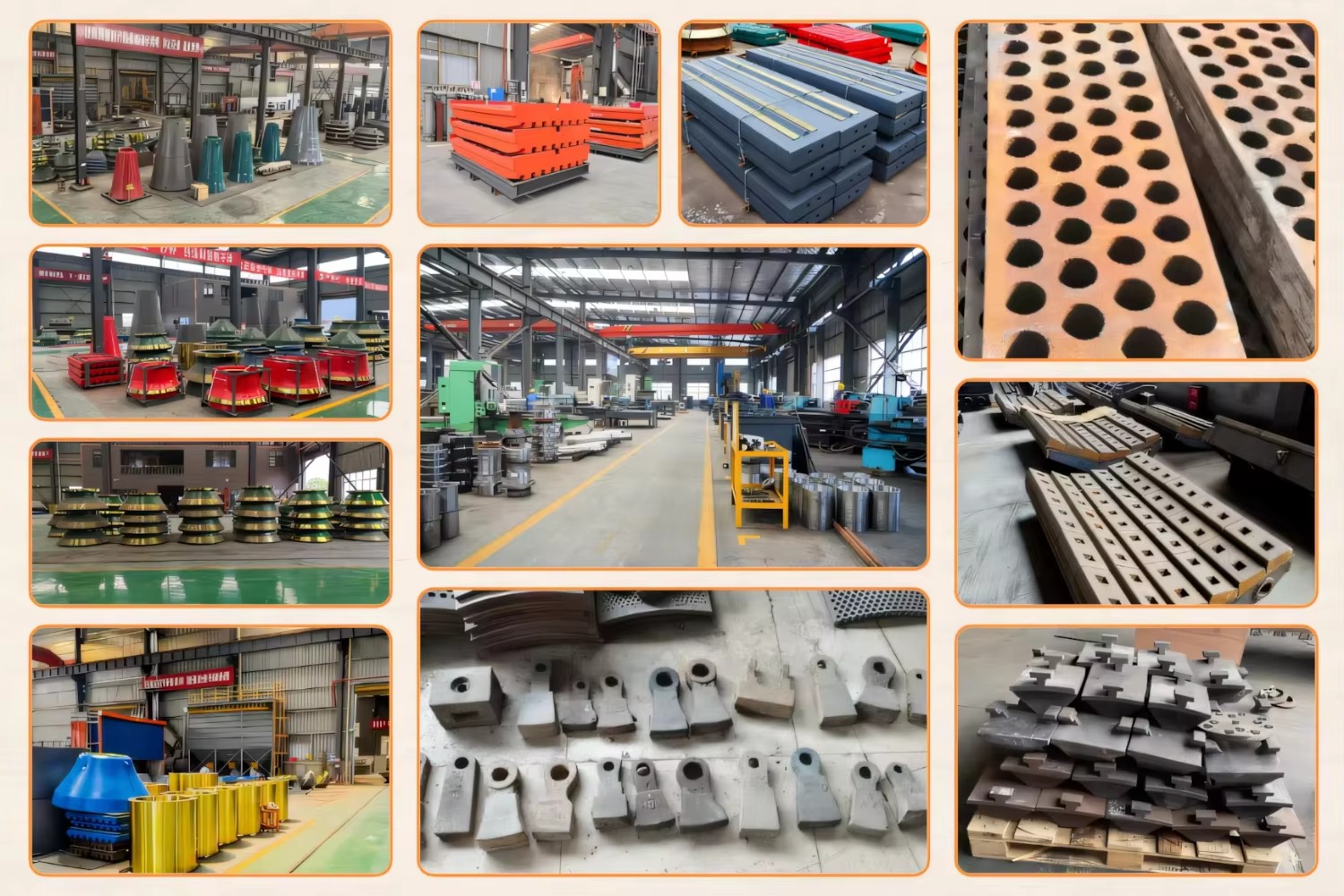 OEM Casted High Manganese Steel Fixed Jaw Plate 900x700 Replacement for PE Jaw Crusher