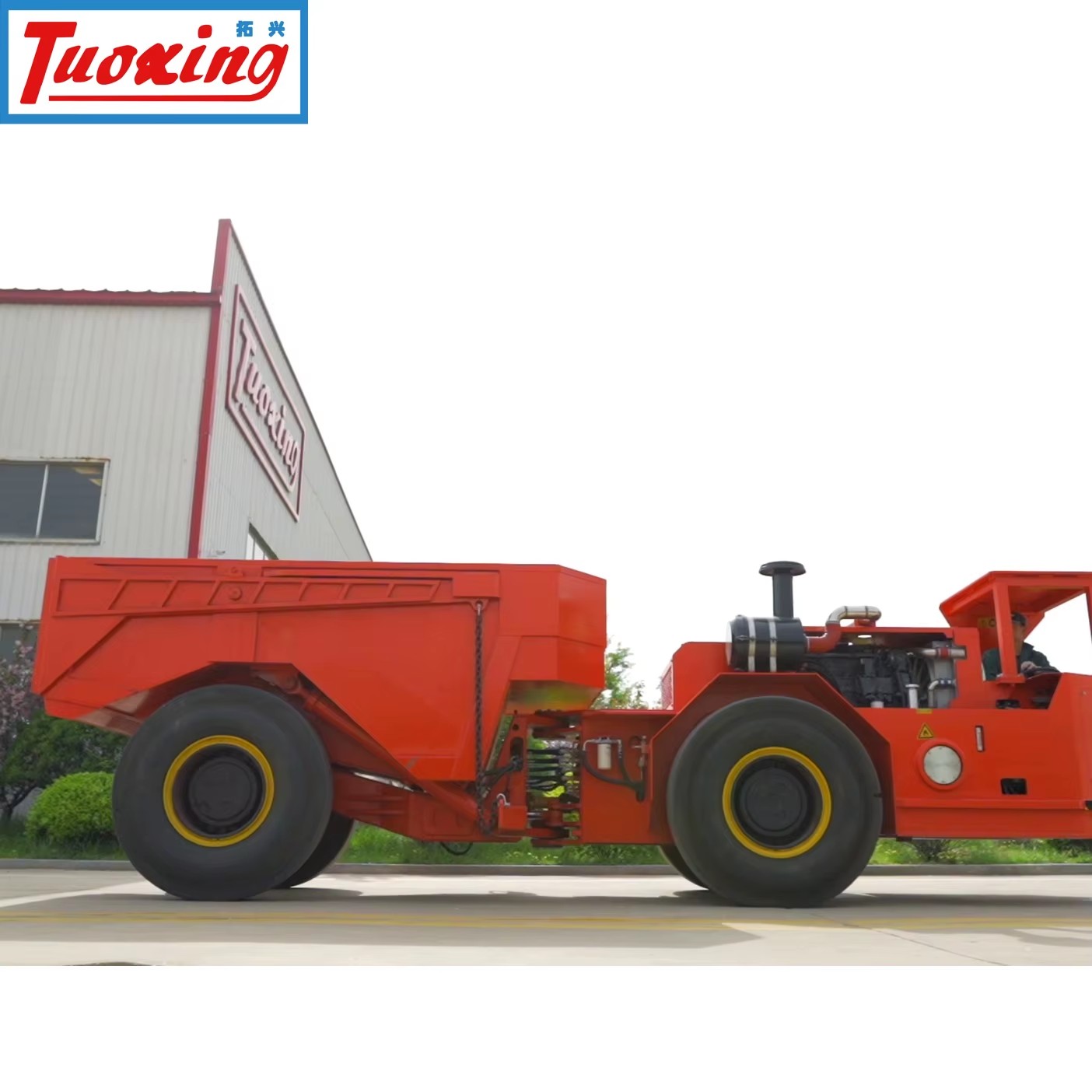 Tuoxing TU-8 Remote Control Option for Confined Underground Tunnels with Heavy-Duty Steel and Reliable After-Sales Mining Truck