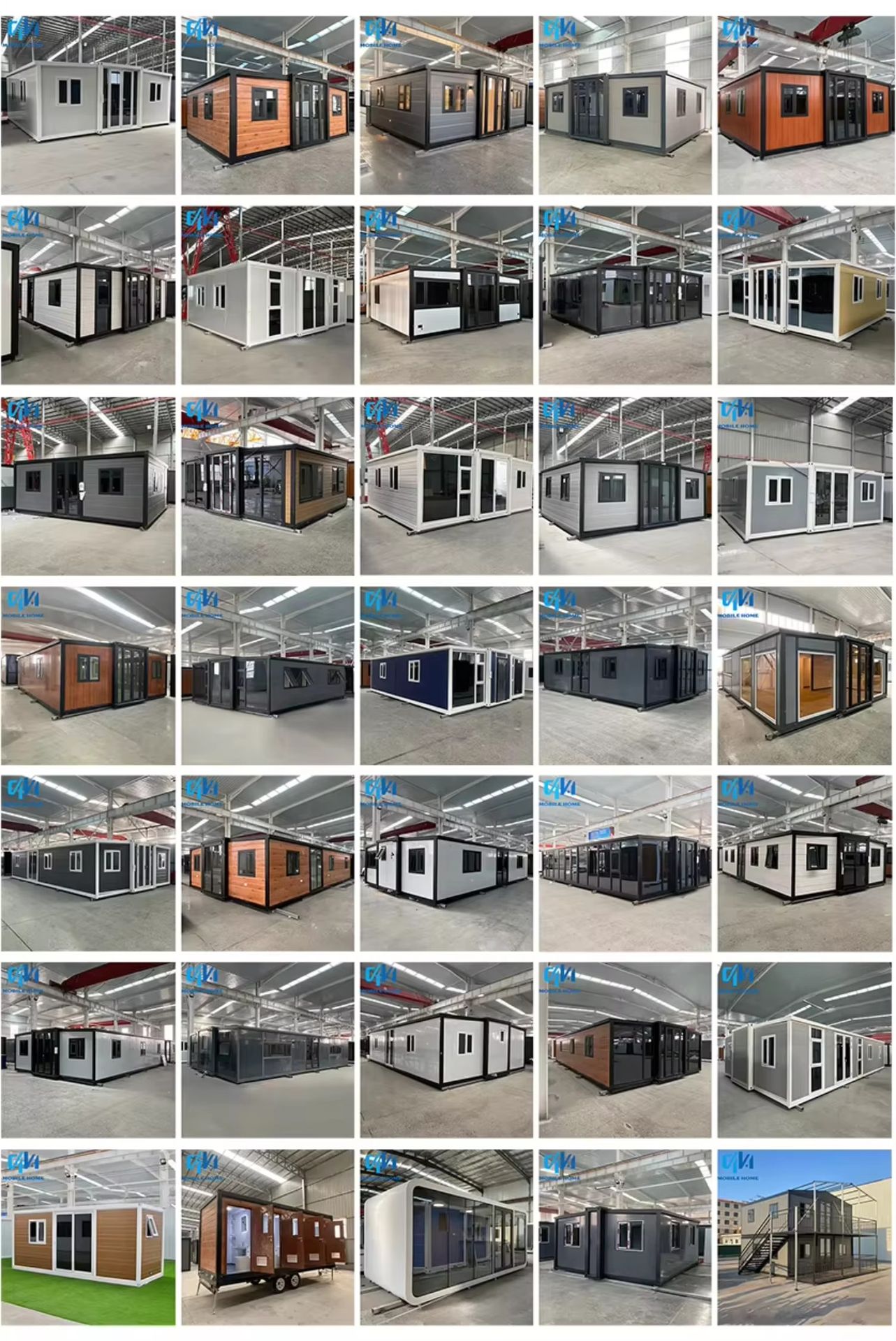 Prefabricated Container Houses Expandable Foldable