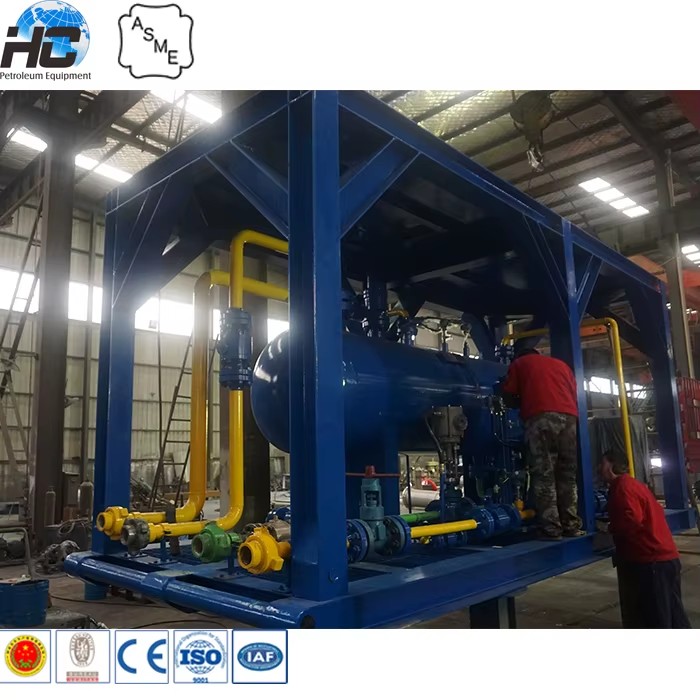 Oilfield Petrol Separator Tri Phase 1440psi Well Testing Separator