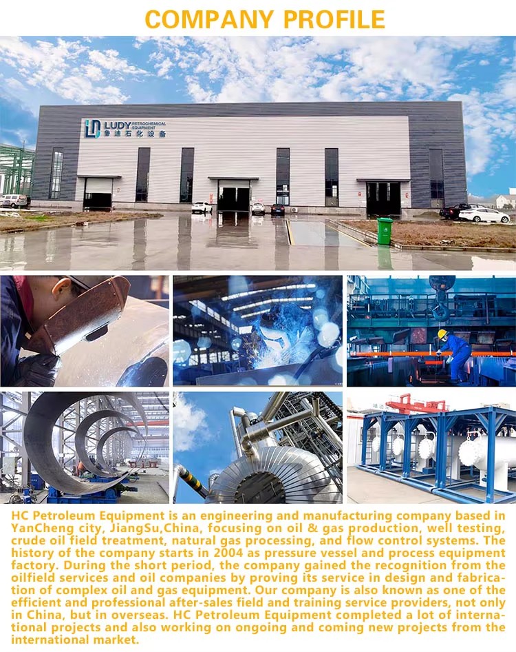 Gas and Liquid Separator / Oilfield Scrubber / Flash Trap for Oilfield