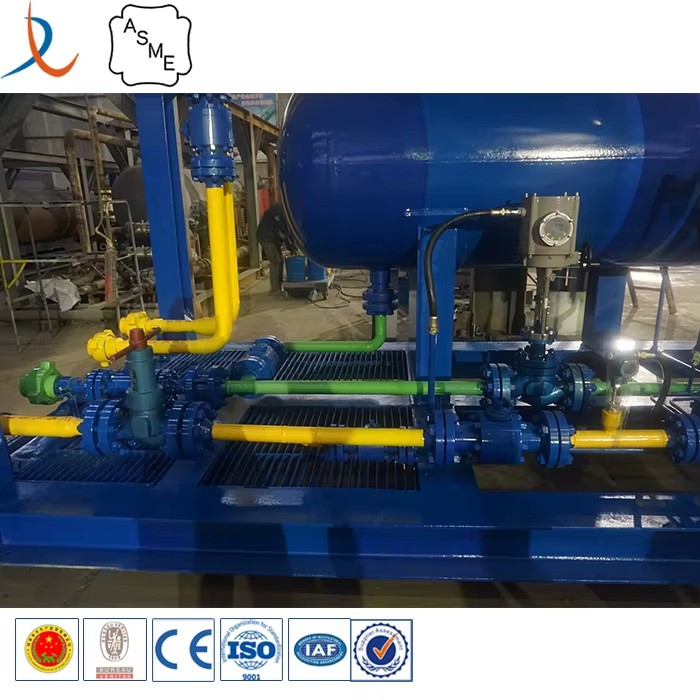 Oilfield High Pressure 3ph Skid Mounted test Separators From