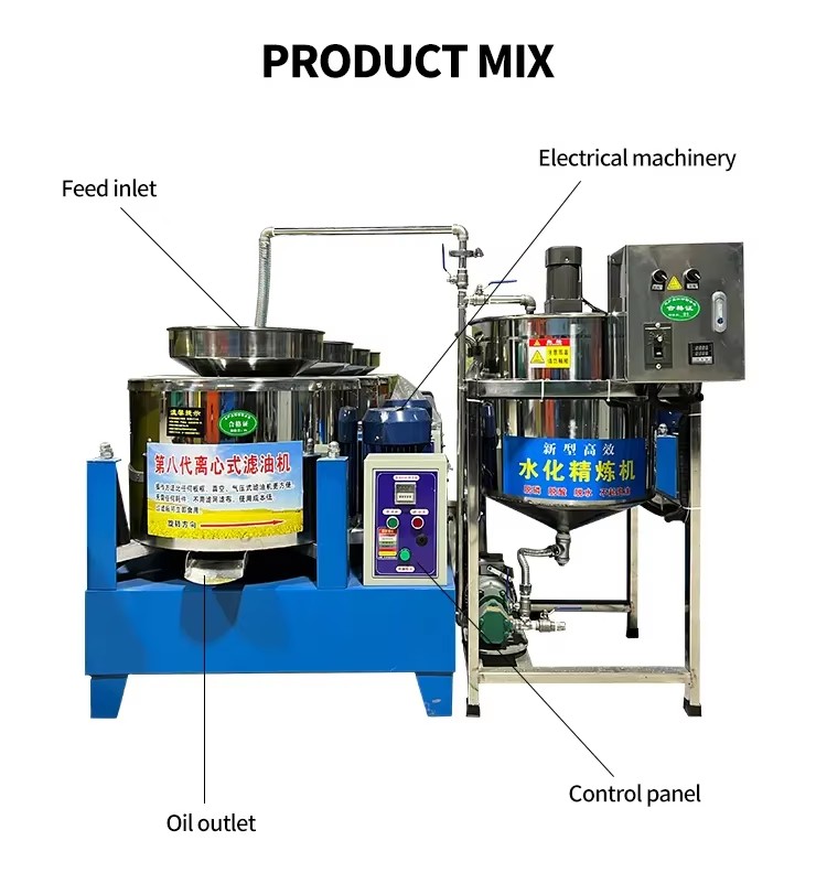 Portable Centrifugal Oil Filter Machine with Engine 220V for Crude & Coconut Oil Refining Commercial Food Processing Equipment