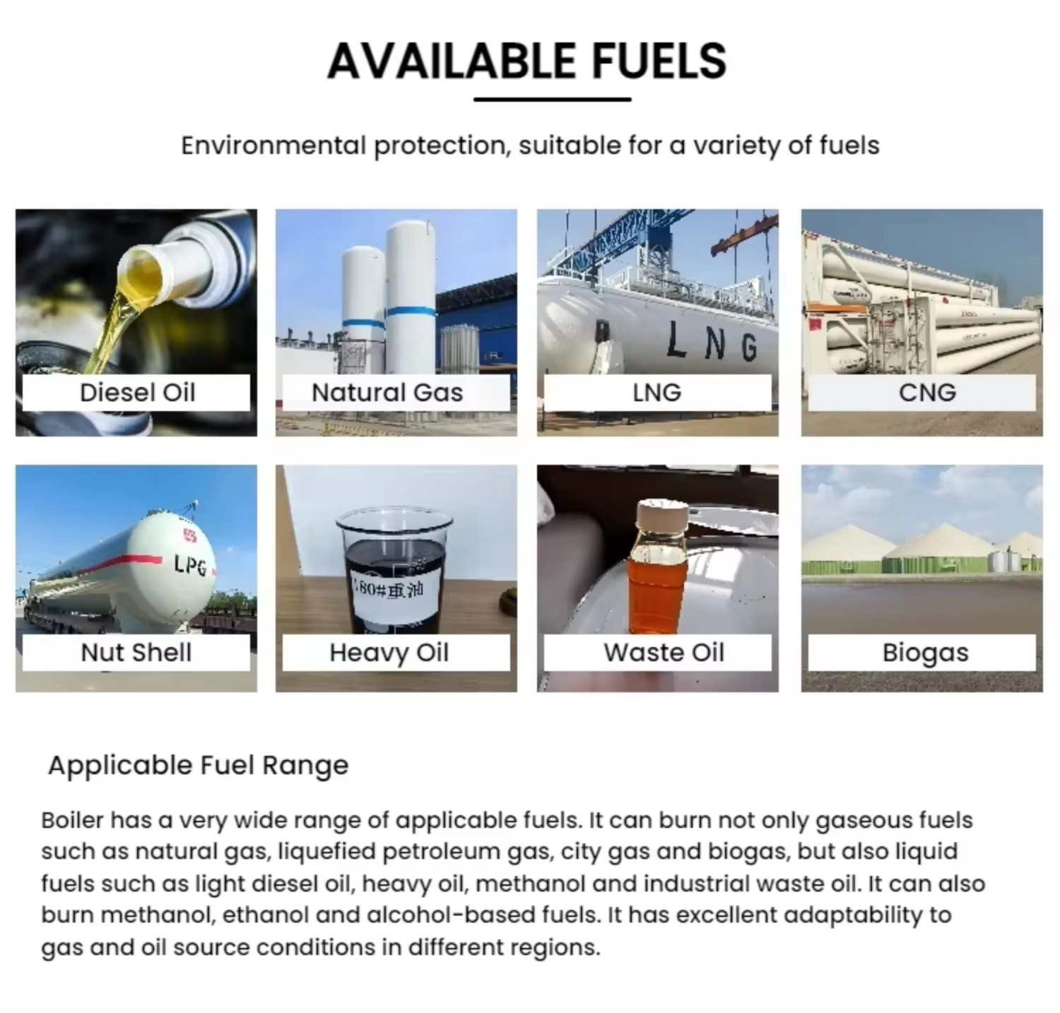 40 50 70 100 150 200 250 300 350 400 450 500 550 600 700 800 900 1000 1200 1500 Bhp Hp Natural Gas Lpg Diesel Steam Boiler