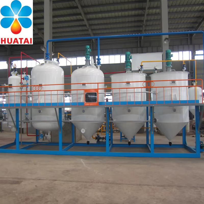Small Scale Oil Refinery Machine for Coconut Walnut Oil Farm Industries Core Components Engine Motor Pump Hot Press