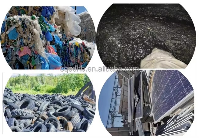 Environmental Friendly 1-5 Tons Per Day Waste Oil Sludge Fuel Oil Multifunctional Water Cooling Recycling Machine Pyrolysis
