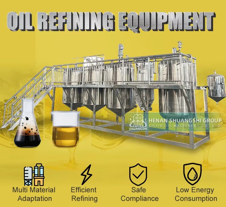 Crude Cooking Sunflower Palm Kernel Oil Processing Dewaxing Refinery Equipment Machine for Sale
