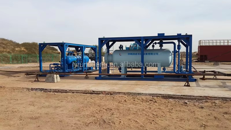 2 or 3 Phase Wellhead Oil Gas Water Separator / Gas and Oil Field Separator