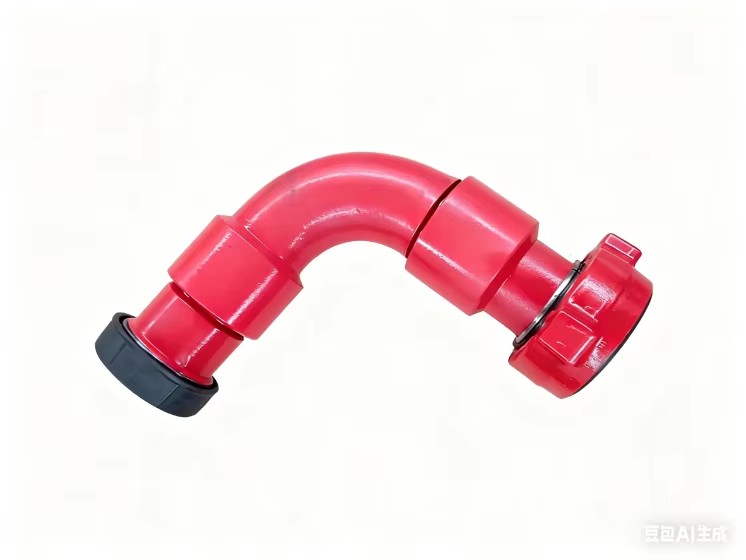 API Standard Forged Alloy Steel Rotary Swivel Elbow, High Pressure Pipeline Fitting for Oilfield Drilling and Fracturing