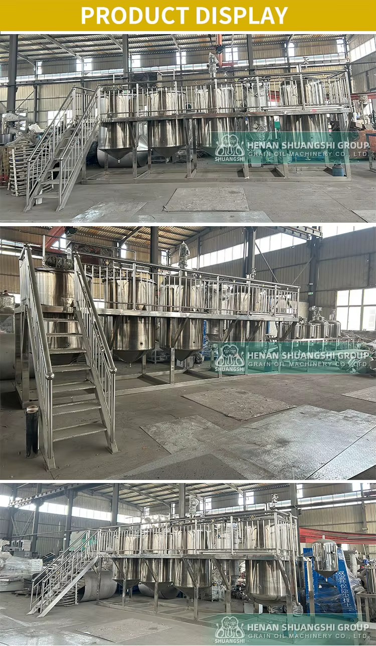 Complete Crude Palm Oil Press Processing Equipment Refinery Plant Machine