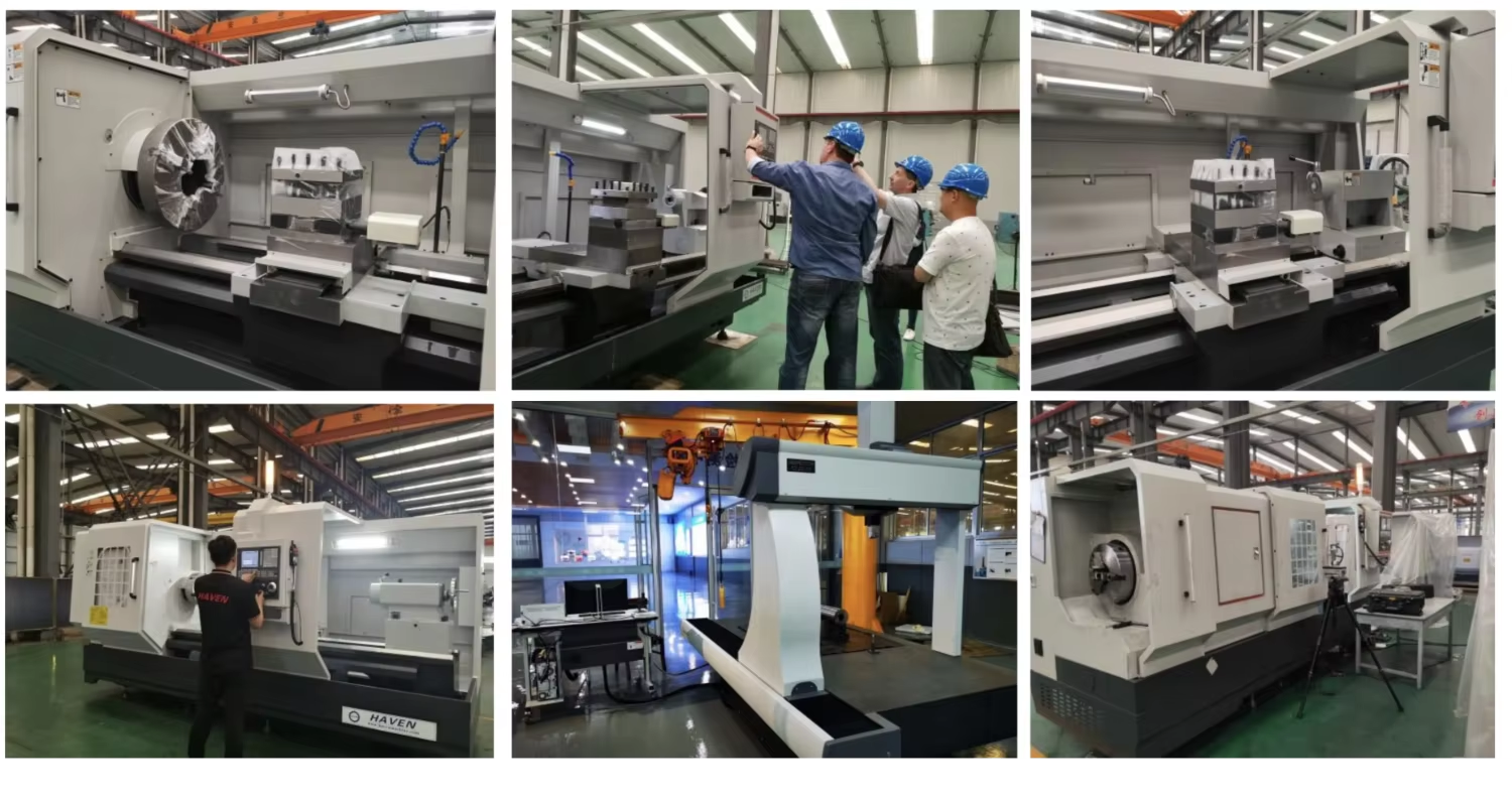 QK1327 Pipe Threading Lathe CNC Oilfield Turning Equipment for Oil Gas Pipeline Extended Tubing Casing Thread Processing