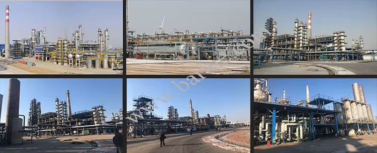 Crude Oil to Gasoline Fractional Distillation Column Tower Process Equipment