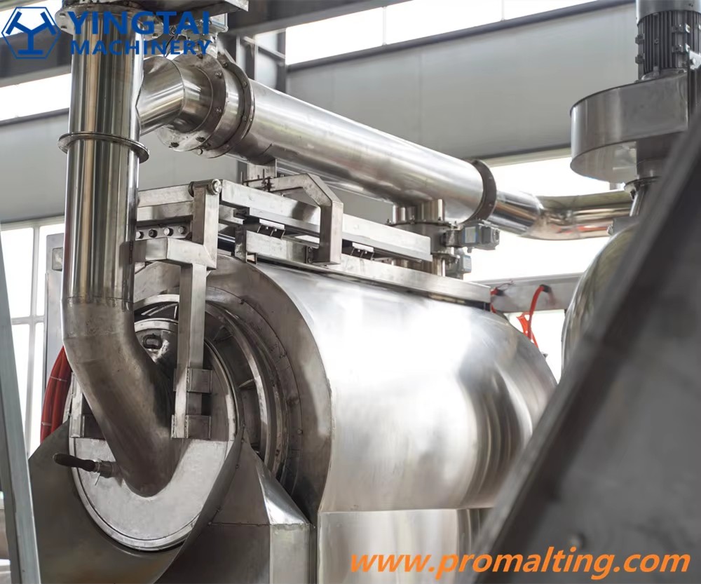 Yingtai Promalting Barley Malt Roasting System Cereal Grain Malt Roasting Equipment for Malting Plants