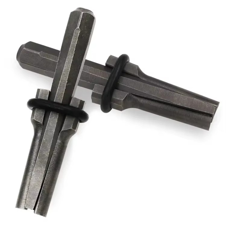 16mm Concrete Rock Stone Splitter Hand Tool Split Hard Granite Plug Wedges Feather Shims