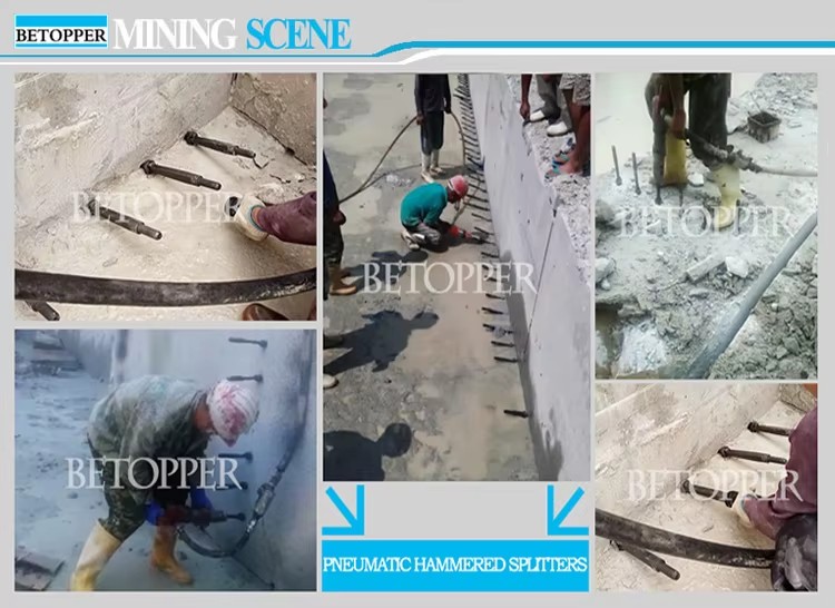 Manual Rock Block Hammer Splitter Portable Stone Splitter Rock Splitter