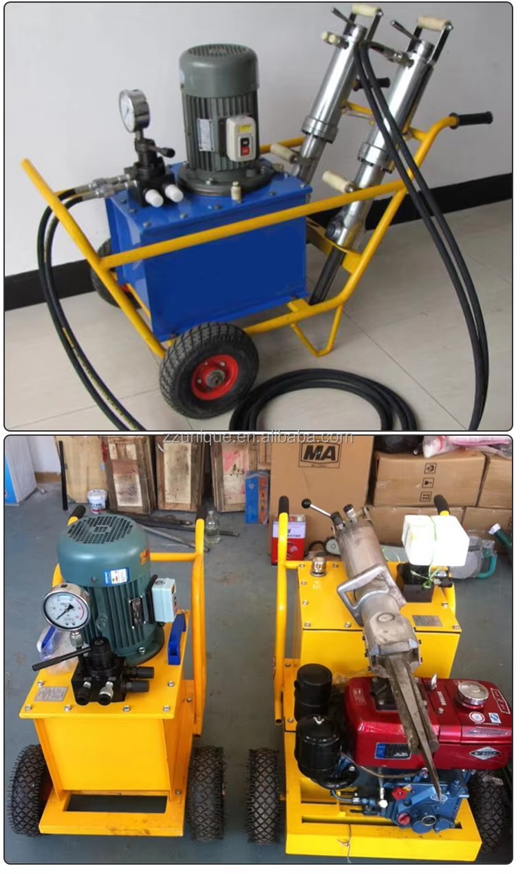 High Quality Hydraulic Rock Splitter Granite Used Hydraulic Stone Splitter