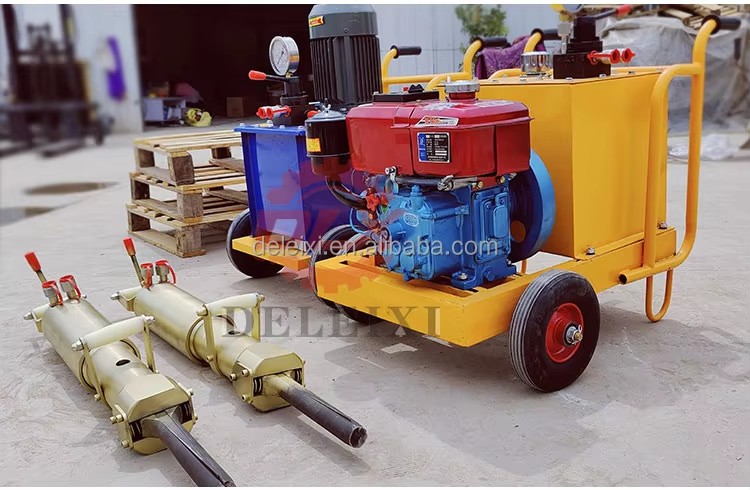 Hydraulic Excavator Stone Splitting Machine Diesel Engine & Electric Breaker Rock Splitter with Core Motor Component
