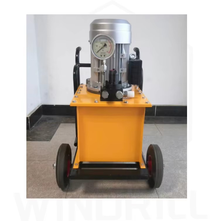 Hydraulic Rock and Concrete Splitting Machine Handheld Hydraulic Concrete Rock Splitter Electric Motor