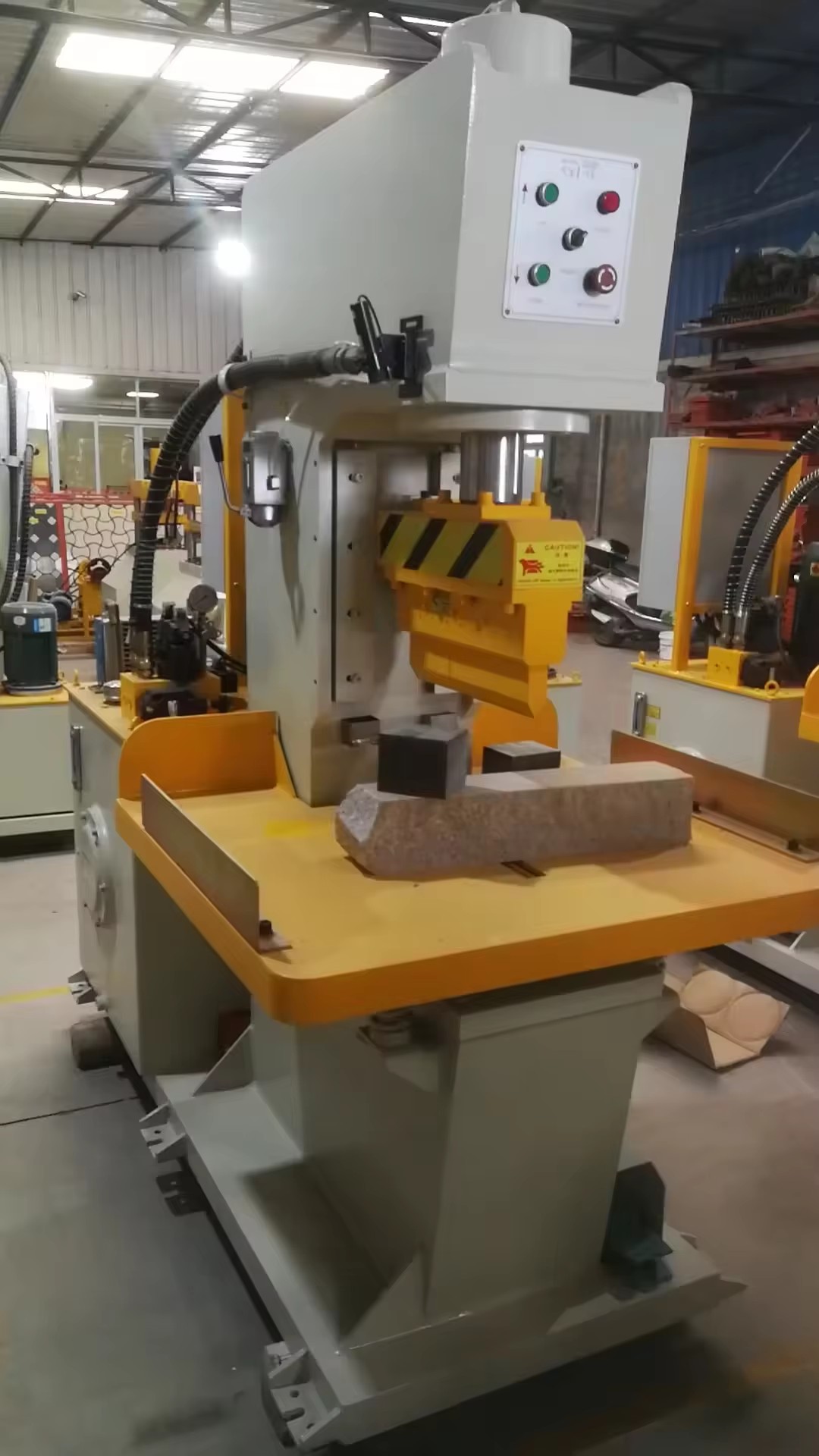 Machinery Hydraulic Rock Guillotine Granite Block Split Face Splitting Stone Splitter Machine