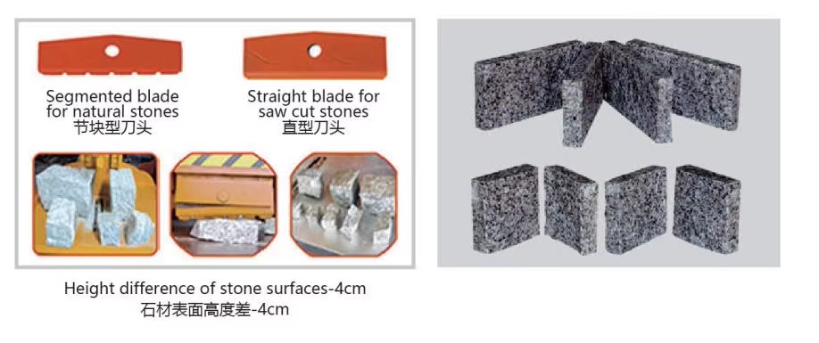 Easy to Operate Hydraulic Rock Guillotine Granite Block Splitting Stone Splitter Machine