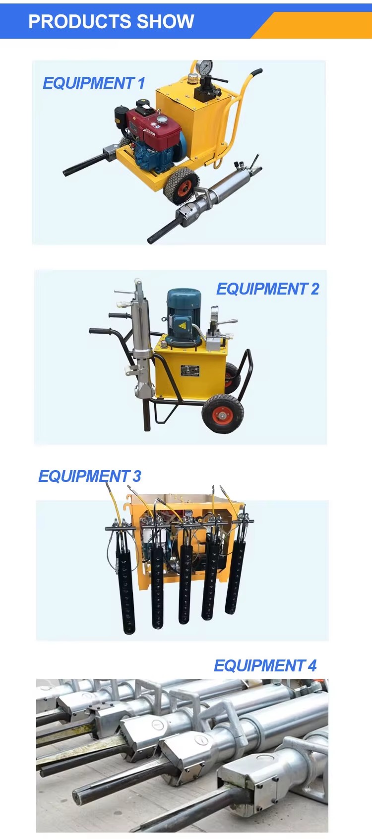 Rock Splitter Hydraulic Large Rock Splitting Machine for Mining