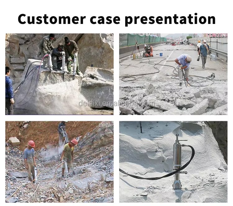 2023 Hot Sell Wholesale Portable Electric/Diesel Hydraulic Mini Rock Splitter Engine 900T-1200T Force for Excavator Use