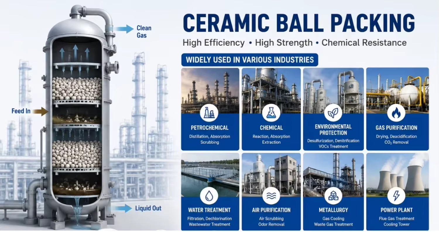 Durable Alumina Ceramic Packing Ball with Anti-Channelling Design, Media Filler for Ammonia Converter & SRU