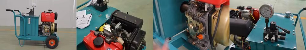 Hydraulic Rock Splitter With 400 Tons Splitting Force in One Hand