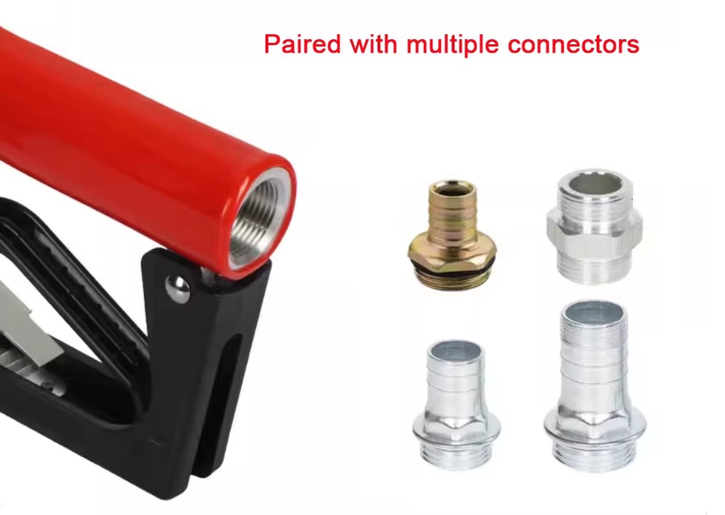 High Flow Fuel Dispenser Nozzle 11A Automatic Nozzle diesel Gasoline Auto Shut off Nozzle Self Sealing Oil Gun