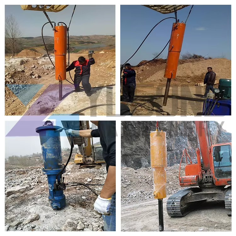 Rock Breaker Price And Granite Stone Splitting Wedge Machine For Hydraulic Rock Splitter